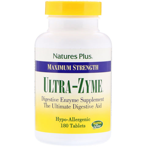 Nature's Plus, Maximum Strength Ultra-Zyme, 180 Tablets