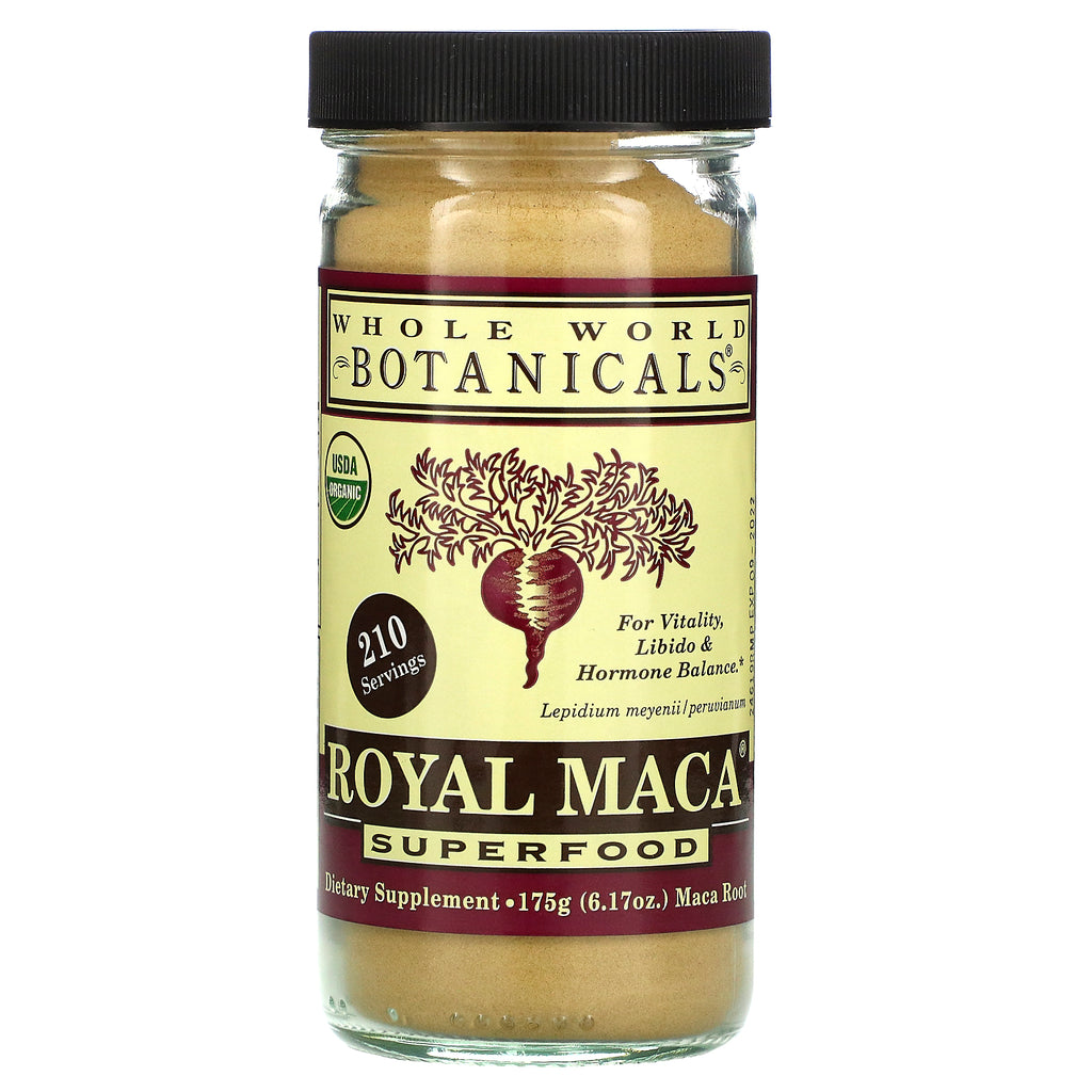 Whole World Botanicals, Royal Maca, Superfood, 6.17 oz (175 g)