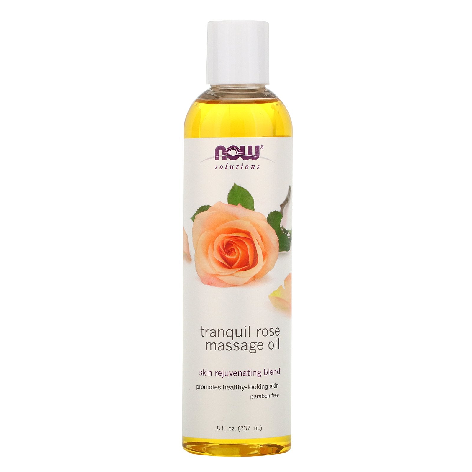 Now Foods, Solutions, Tranquil Rose Massage Oil, 8 fl oz (237 ml)