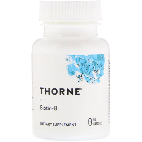 Thorne Research, Biotin-8, 60 Capsules