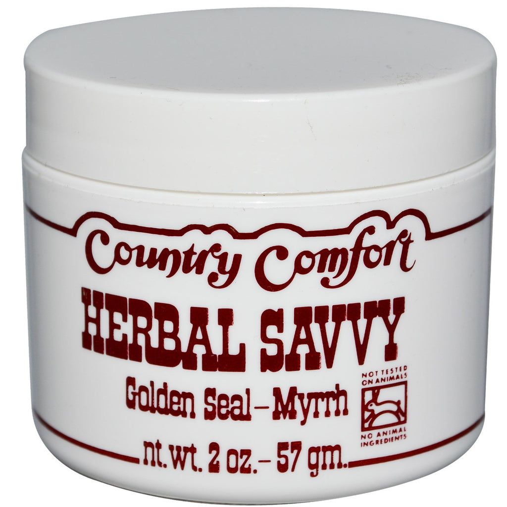 Country Comfort, Herbal Savvy, Golden Seal-Myrrh, 2 oz (57 g)