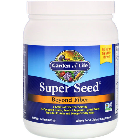 Garden of Life, Super Seed, Beyond Fiber, 1 lb 5 oz (600 g)