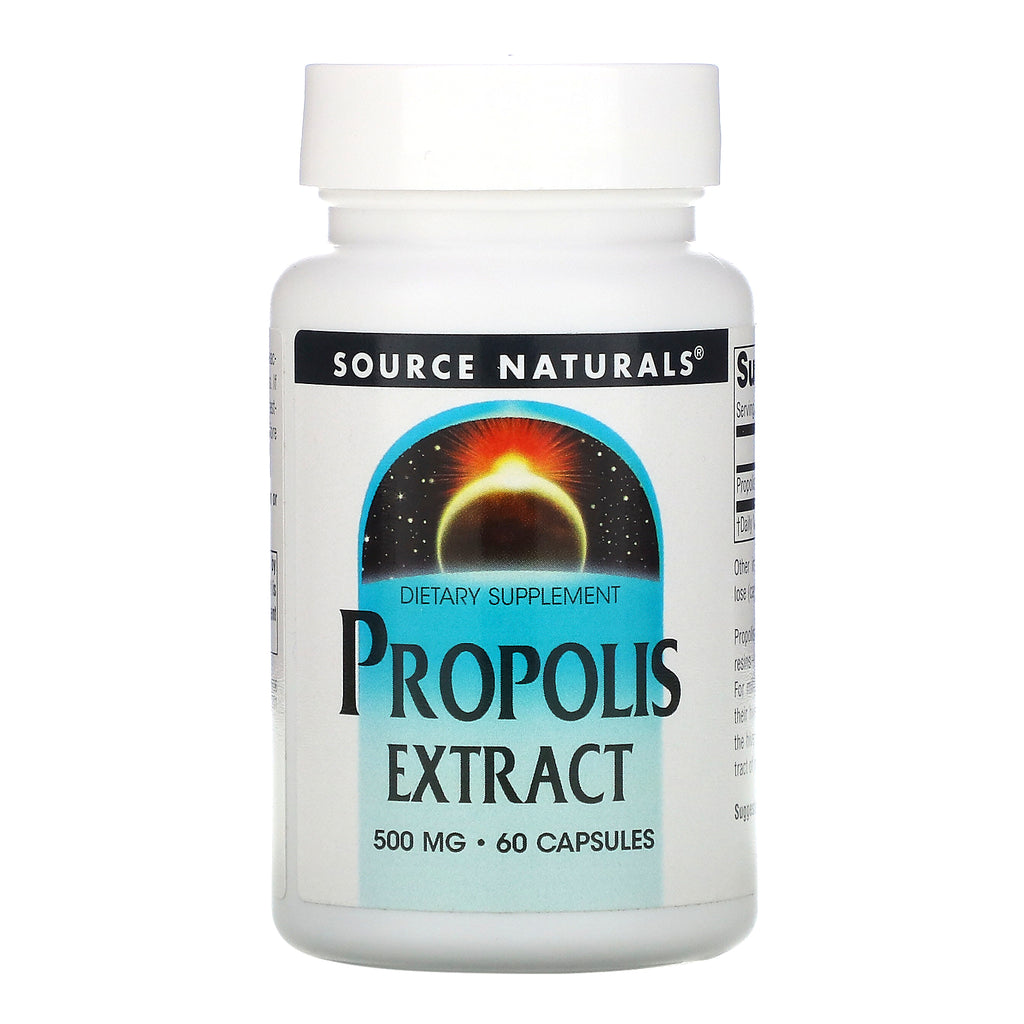 Source Naturals, Propolis Extract, 500 mg, 60 Capsules