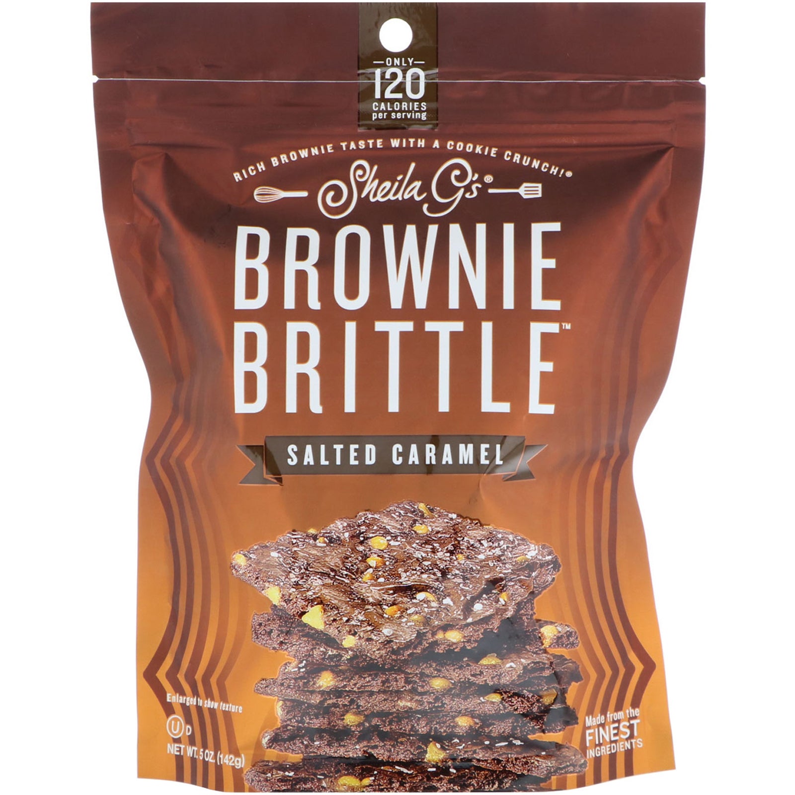 Sheila G's, Brownie Brittle, Salted Caramel, 5 oz (142 g)