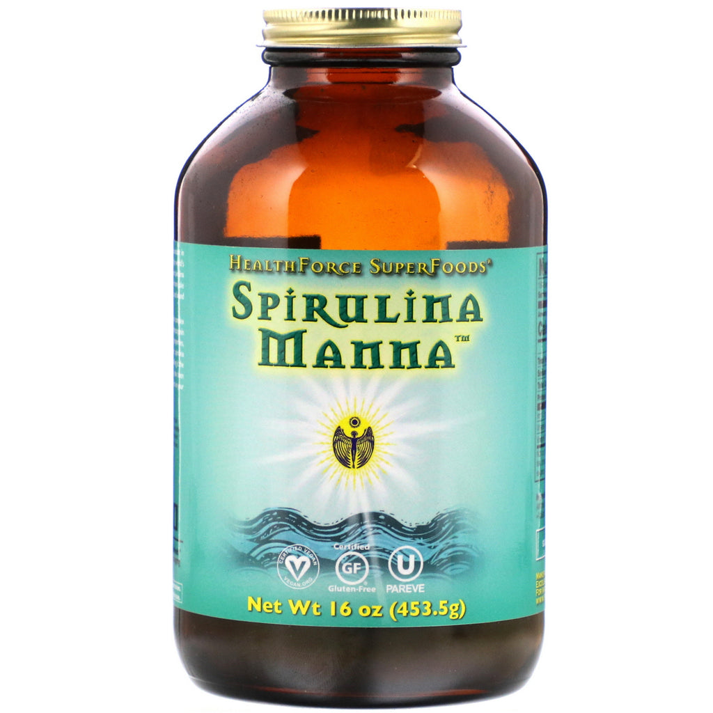 HealthForce Superfoods, Spirulina Manna, 16 oz (453.5 g)