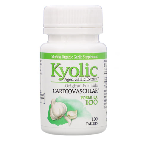 Kyolic, Aged Garlic Extract, Cardiovascular, Formula 100, 100 Tablets