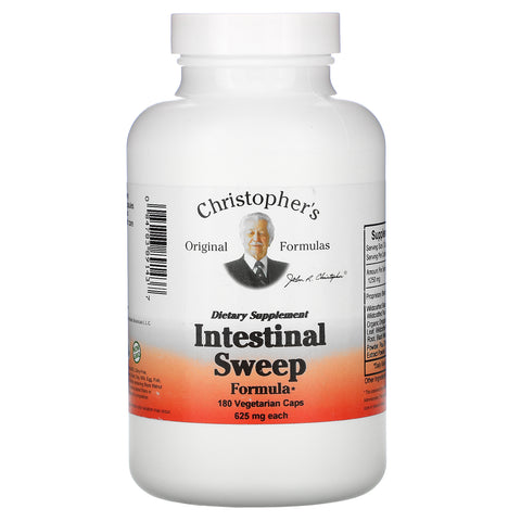 Christopher's Original Formulas, Intestinal Sweep Formula, 625 mg, 180 Vegetarian Caps