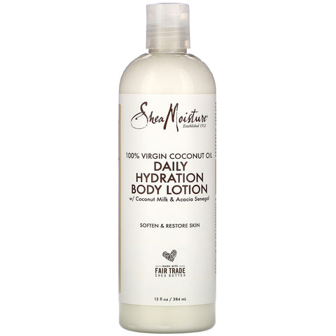 SheaMoisture, 100 % Virgin Coconut Oil, Daily Hydration Body Lotion, 13 fl oz (384 ml)