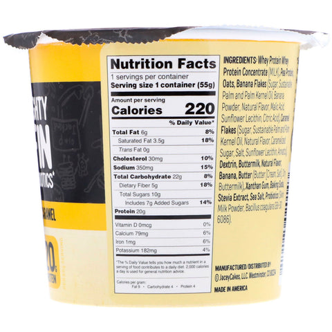 FlapJacked, Mighty Muffin with Probiotics, Banana Caramel, 1.9 oz (55 g)