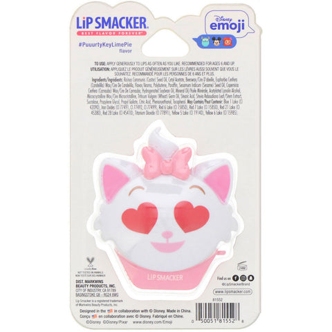 Lip Smacker, Disney Emoji Lip Balm, Marie, #PuuurtyKeyLimePie, 0.26 oz (7.4 g)