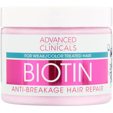 Advanced Clinicals, Biotin, Anti-Breakage Hair Repair, 12 fl oz (355 ml)