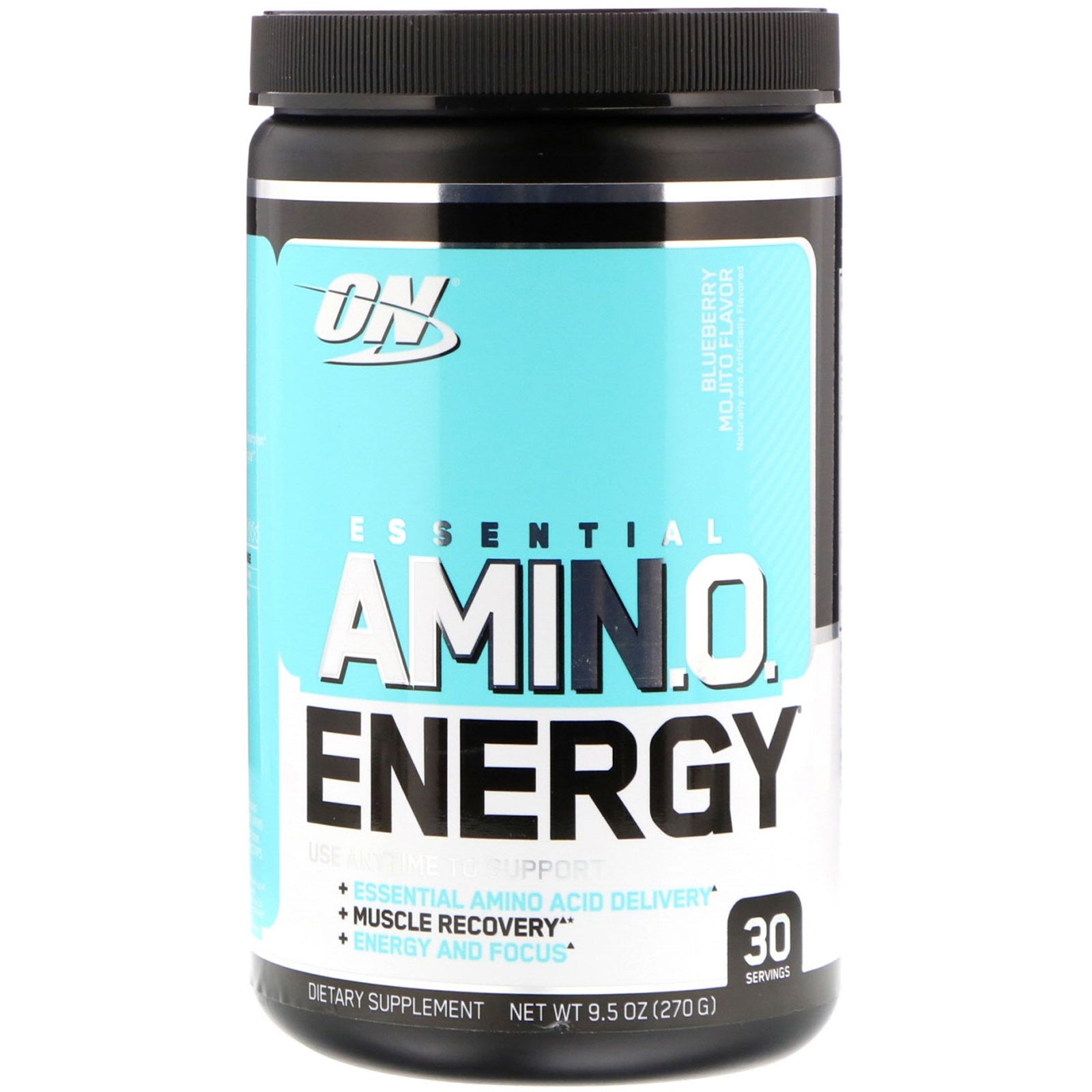 Optimum Nutrition, ESSENTIAL AMIN.O. ENERGY, Blueberry Mojito Flavor, 9.5 oz (270 g)