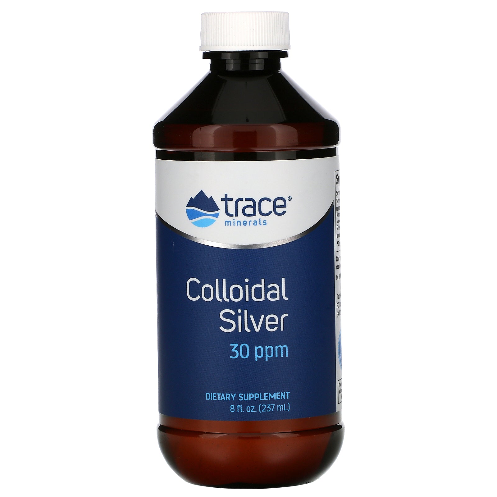 Trace Minerals Research, Colloidal Silver, 30 ppm, 8 fl oz (237 ml)