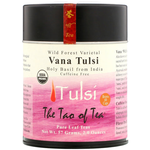 The Tao of Tea, Wild Forest Varietal, Vana Tulsi, Caffeine Free, 2.0 oz (57 g)
