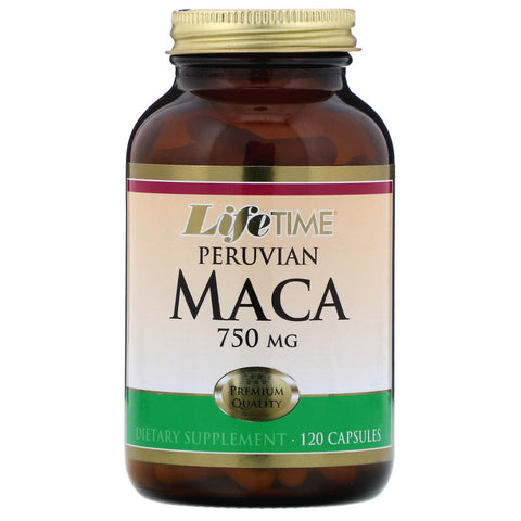 LifeTime Vitamins, Peruvian Maca, 750 mg, 120 Capsules