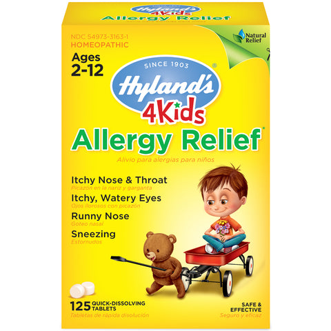 Hyland's, 4 Kids, Allergy Relief, Ages 2-12, 125 Quick-Dissolving Tablets