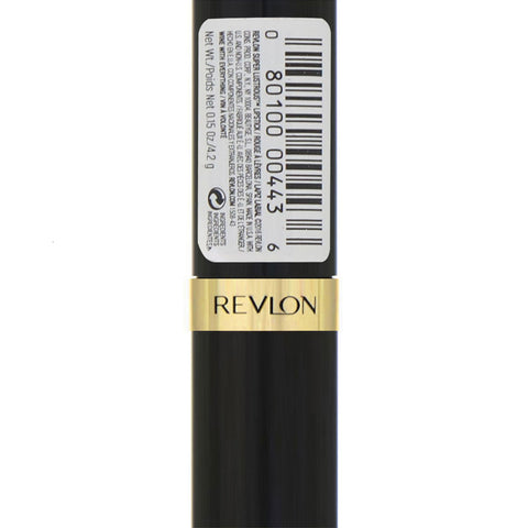 Revlon, Super Lustrous, Lipstick, Creme, 525 Wine With Everything, 0.15 oz (4.2 g)
