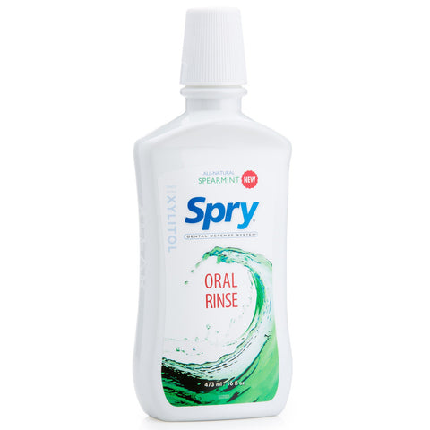 Xlear, Spry, Oral Rinse, Spearmint, 16 fl oz (473 ml)