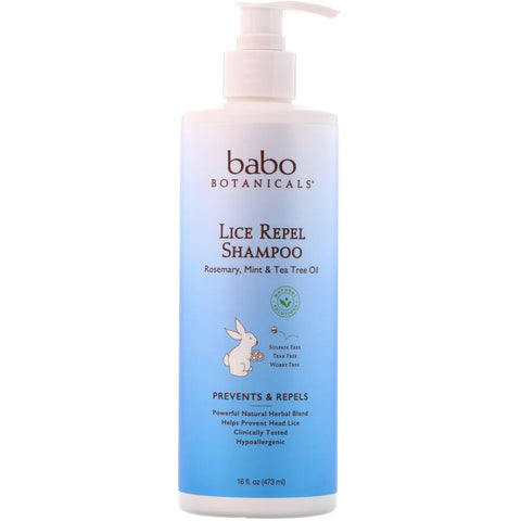 Babo Botanicals, Lice Repel Shampoo, 16 oz (473 ml)