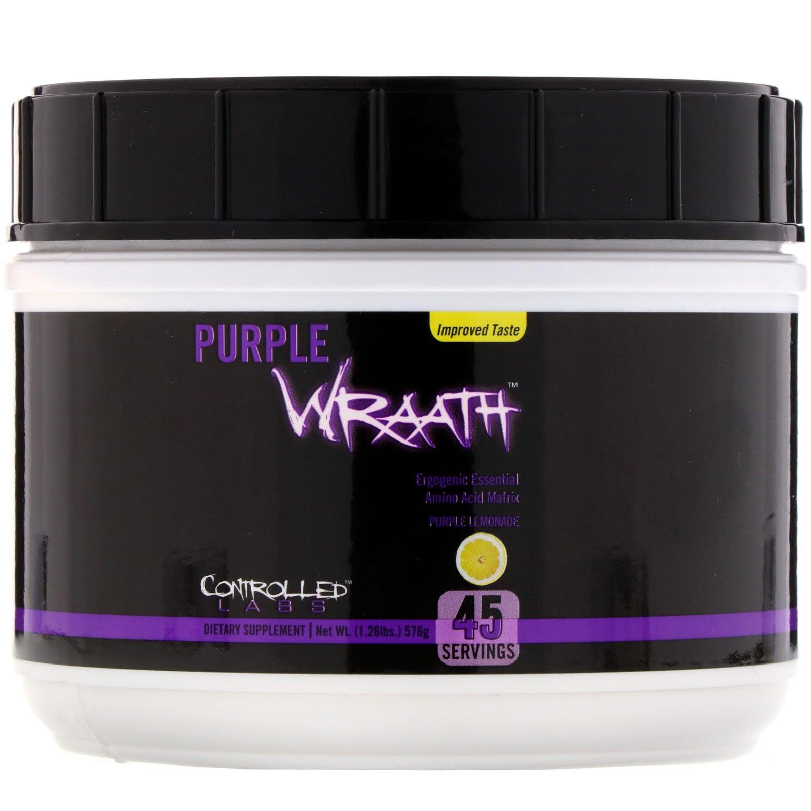 Controlled Labs, Purple Wraath, Purple Lemonade, 1.26 lbs (576 g)