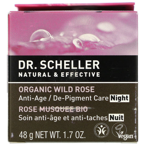 Dr. Scheller, Anti-Age / De-Pigment Care, Night,  Wild Rose, 1.7 oz (48 g)