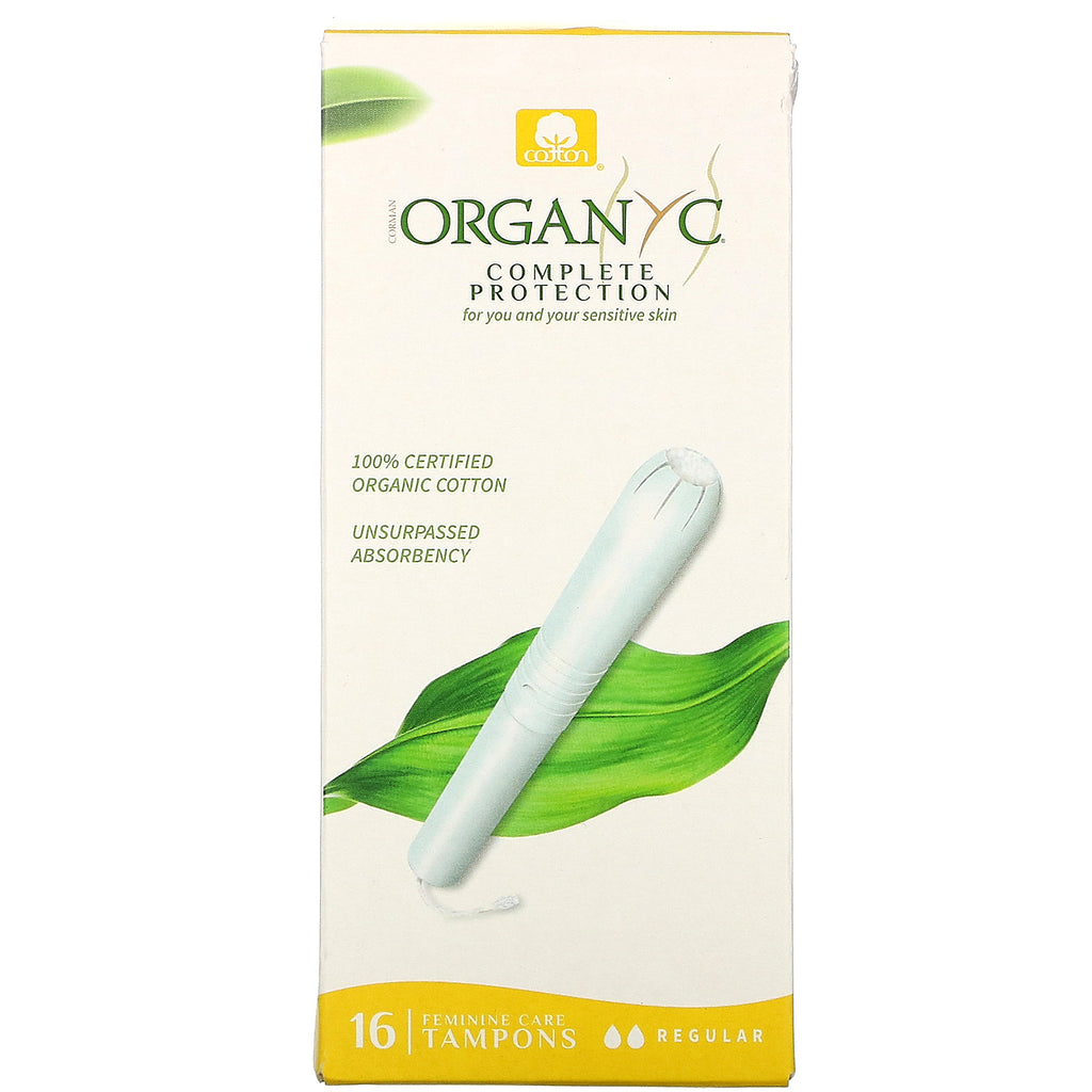 Organyc, Tampons, Regular, 16 Tampons