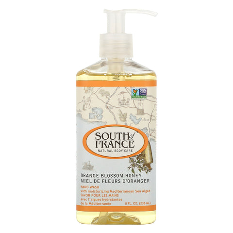 South of France, Hand Wash, Orange Blossom Honey, 8 fl oz (236 ml)