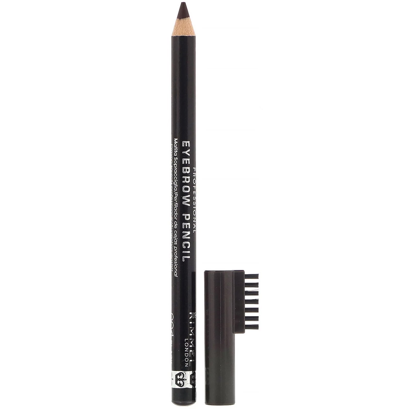 Rimmel London, Professional Eyebrow Pencil, 004 Black Brown, .05 oz (1.4 g)