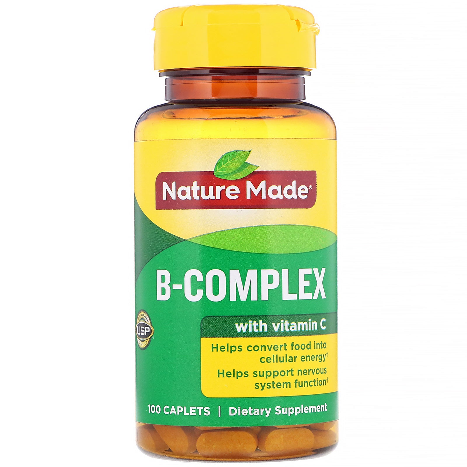 Nature Made, B-Complex with Vitamin C, 100 Caplets