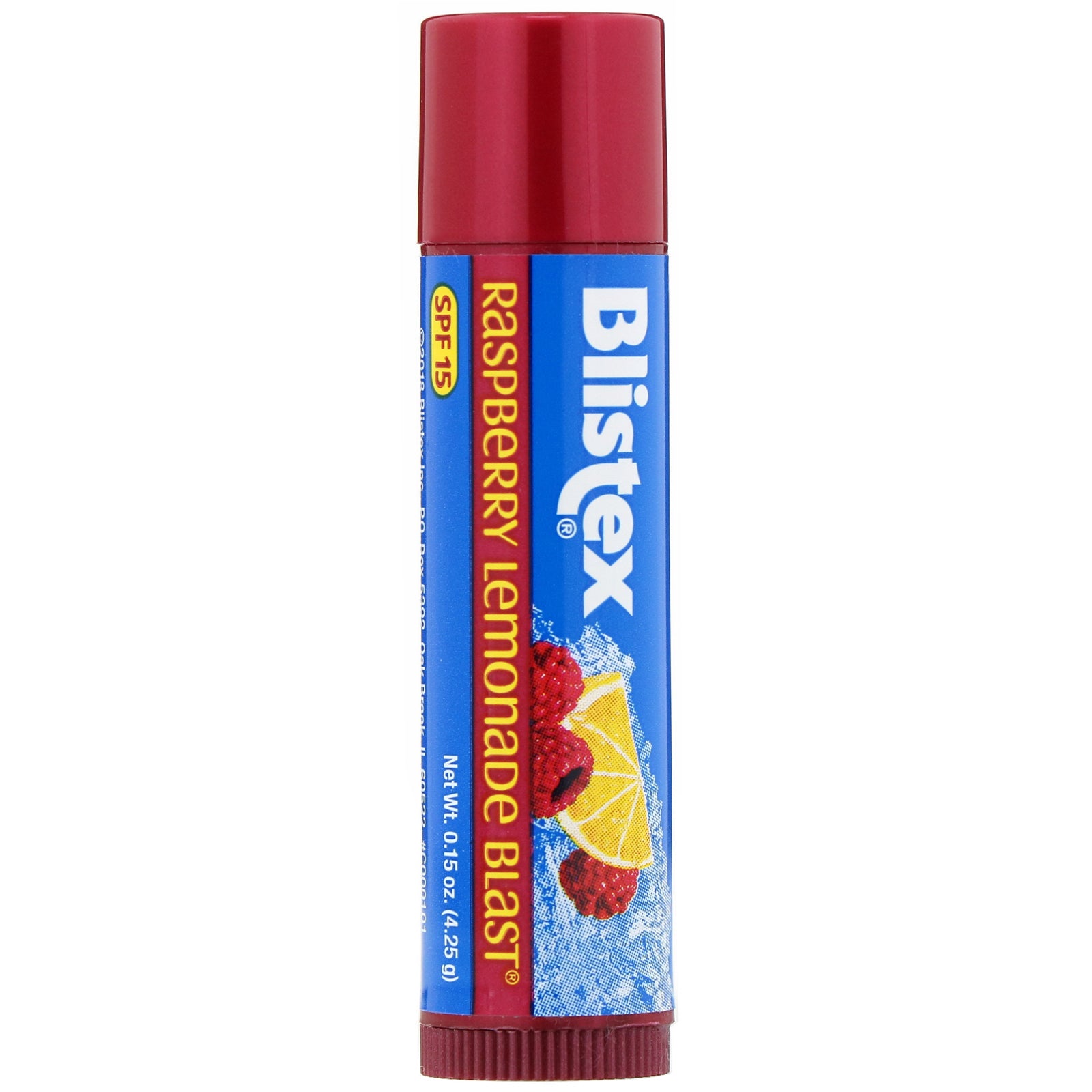 Blistex, Lip Protectant/Sunscreen, SPF 15, Raspberry Lemonade Blast, .15 oz (4.25 g)