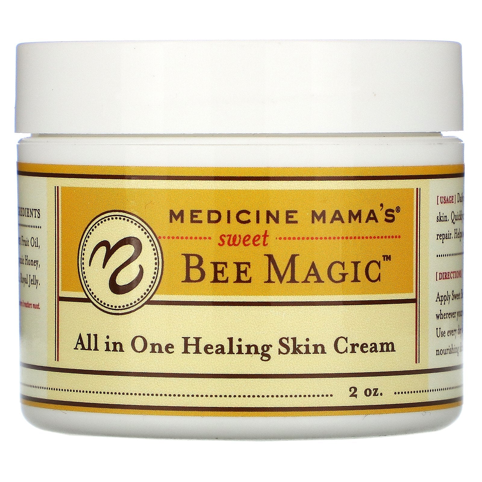 Medicine Mama's, Sweet Bee Magic, All In One Healing Skin Cream, 2 oz