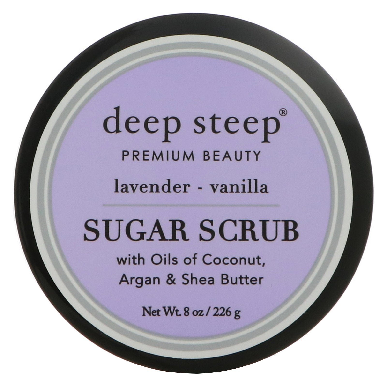 Deep Steep, Sugar Scrub, Lavender - Vanilla, 8 oz (226 g)