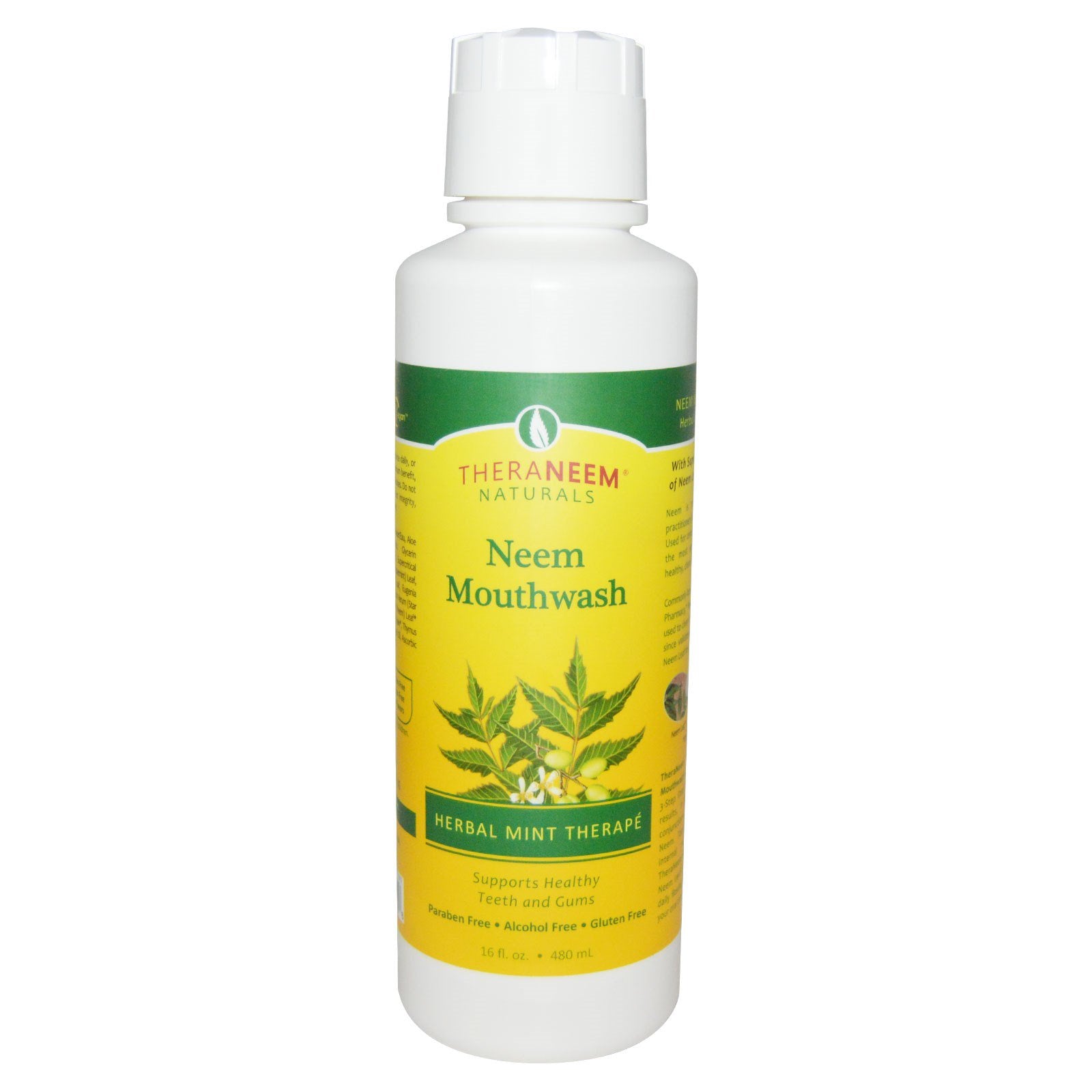 Organix South, TheraNeem Naturals, Herbal Mint Therapé, Neem Mouthwash, 16 fl oz (480 ml)