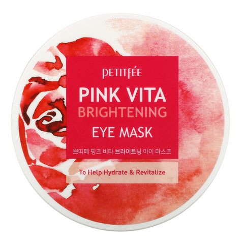 Petitfee, Pink Vita Brightening Eye Mask, 60 Pieces (70 g)