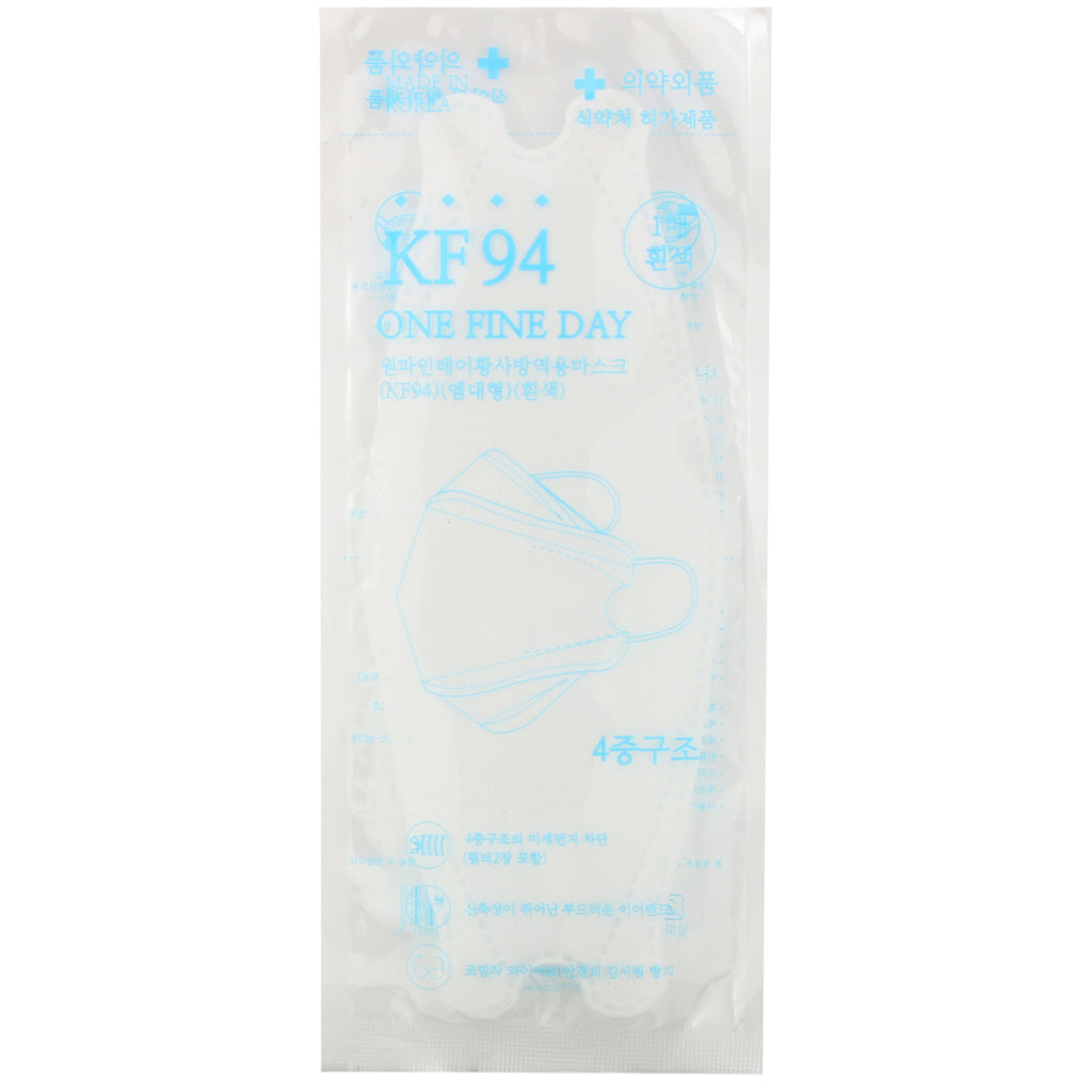 One Fine Day, Disposable KF94 ( N95 / KN95/ FFP2 ) Mask, 1 Mask