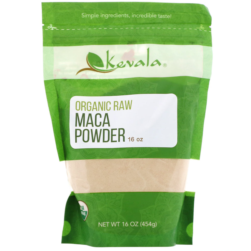 Kevala, Organic Raw Maca Powder, 16 oz (454 g)