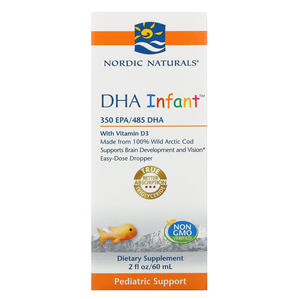 Nordic Naturals, DHA Infant with Vitamin D3, 2 fl oz (60 ml)