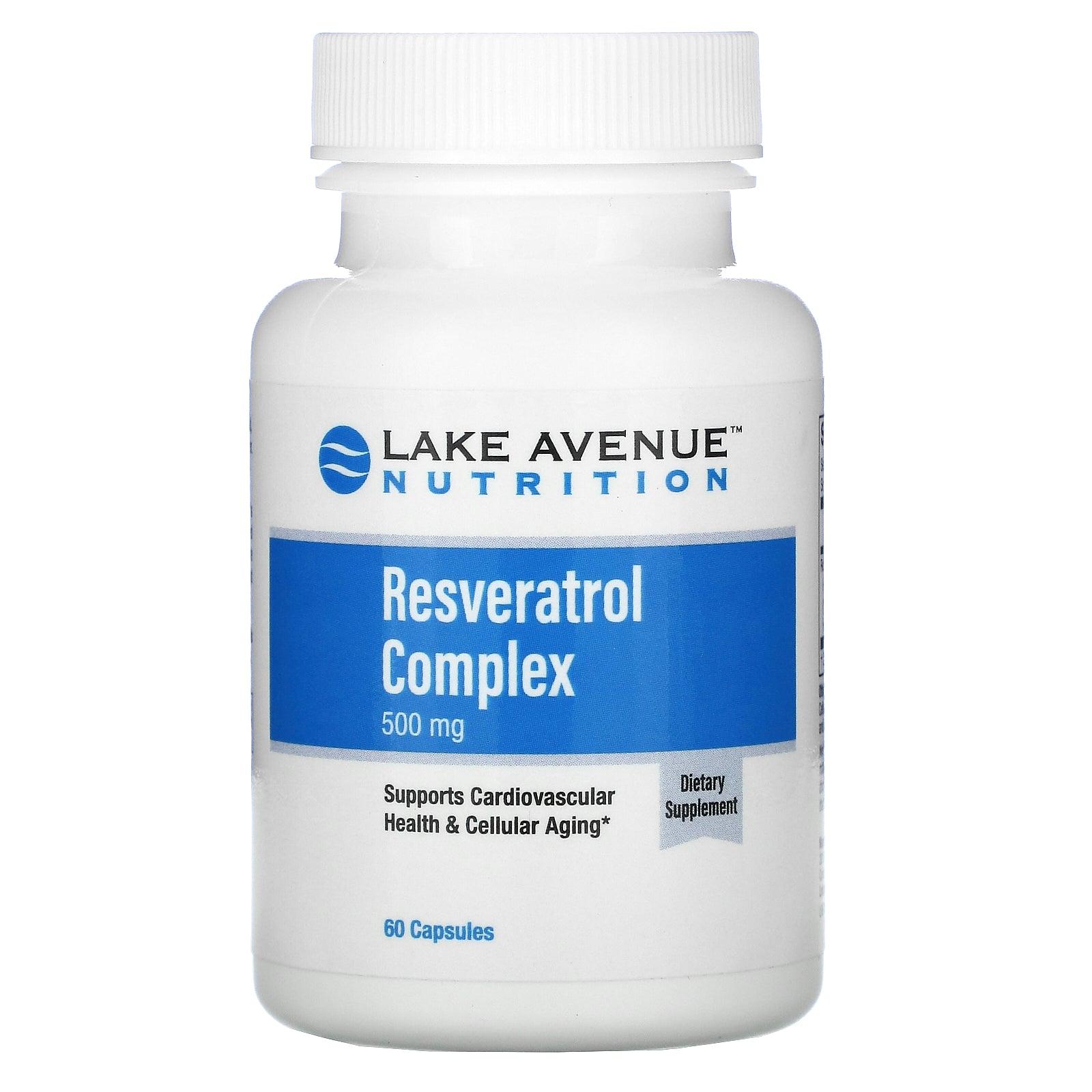 Lake Avenue Nutrition, Resveratrol Complex, 500 mg, 60  Capsules