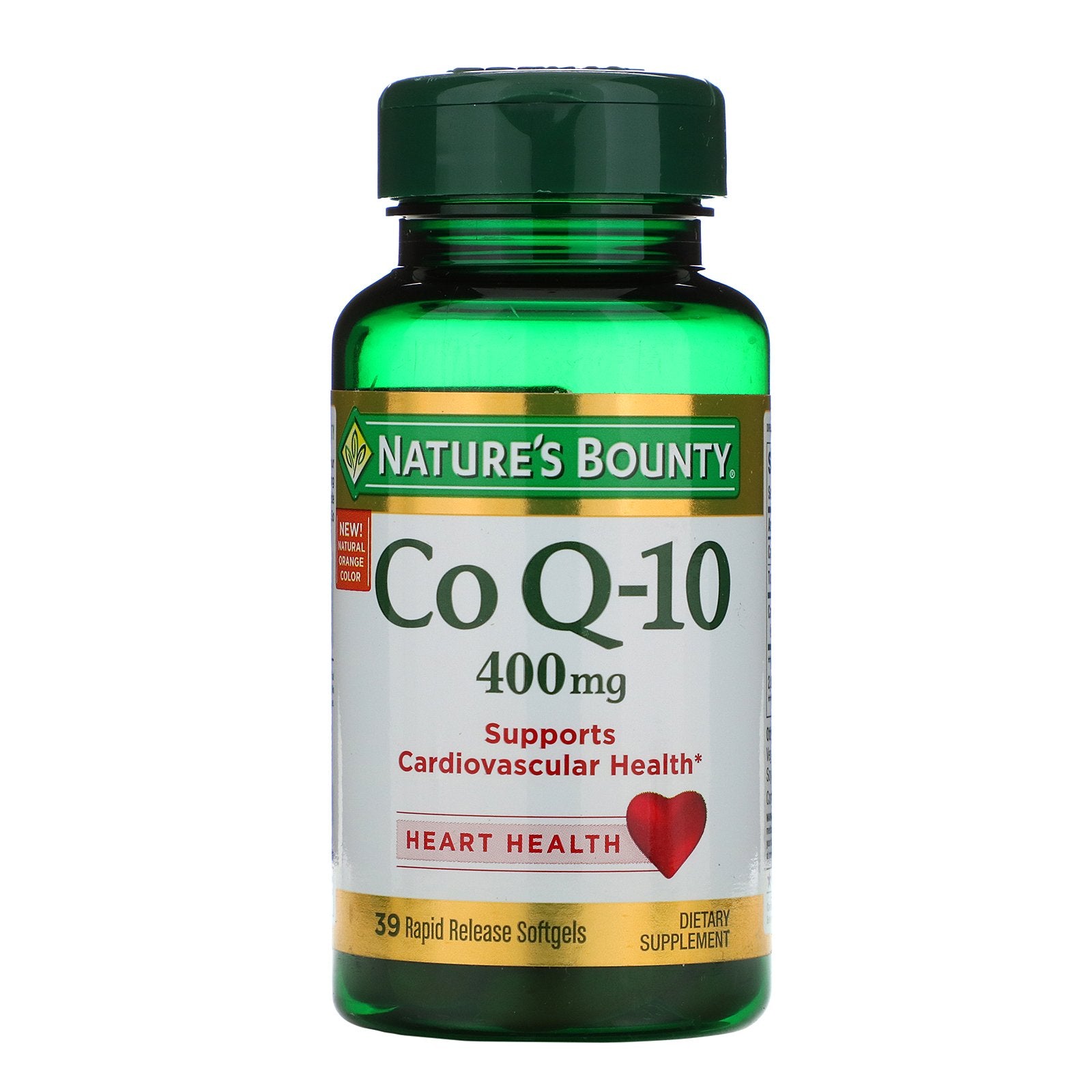 Nature's Bounty, Co Q-10, 400 mg, 39 Rapid Release Softgels