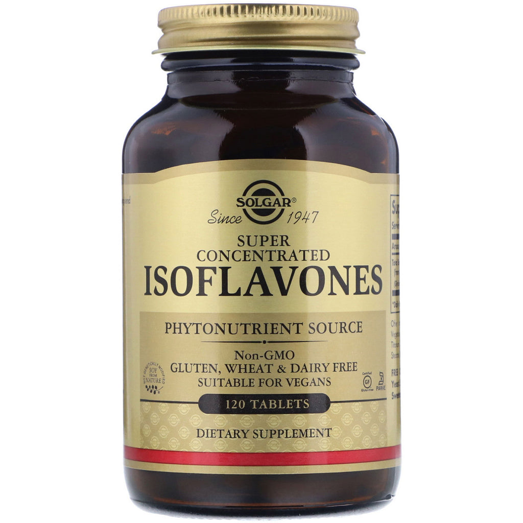 Solgar, Isoflavones, Super Concentrated , 120 Tablets