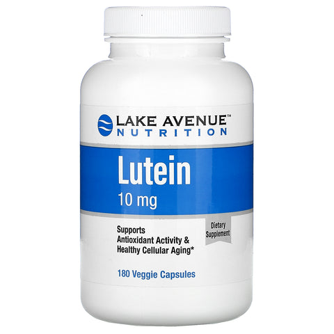 Lake Avenue Nutrition, Lutein, 10 mg, 180 Veggie Capsules