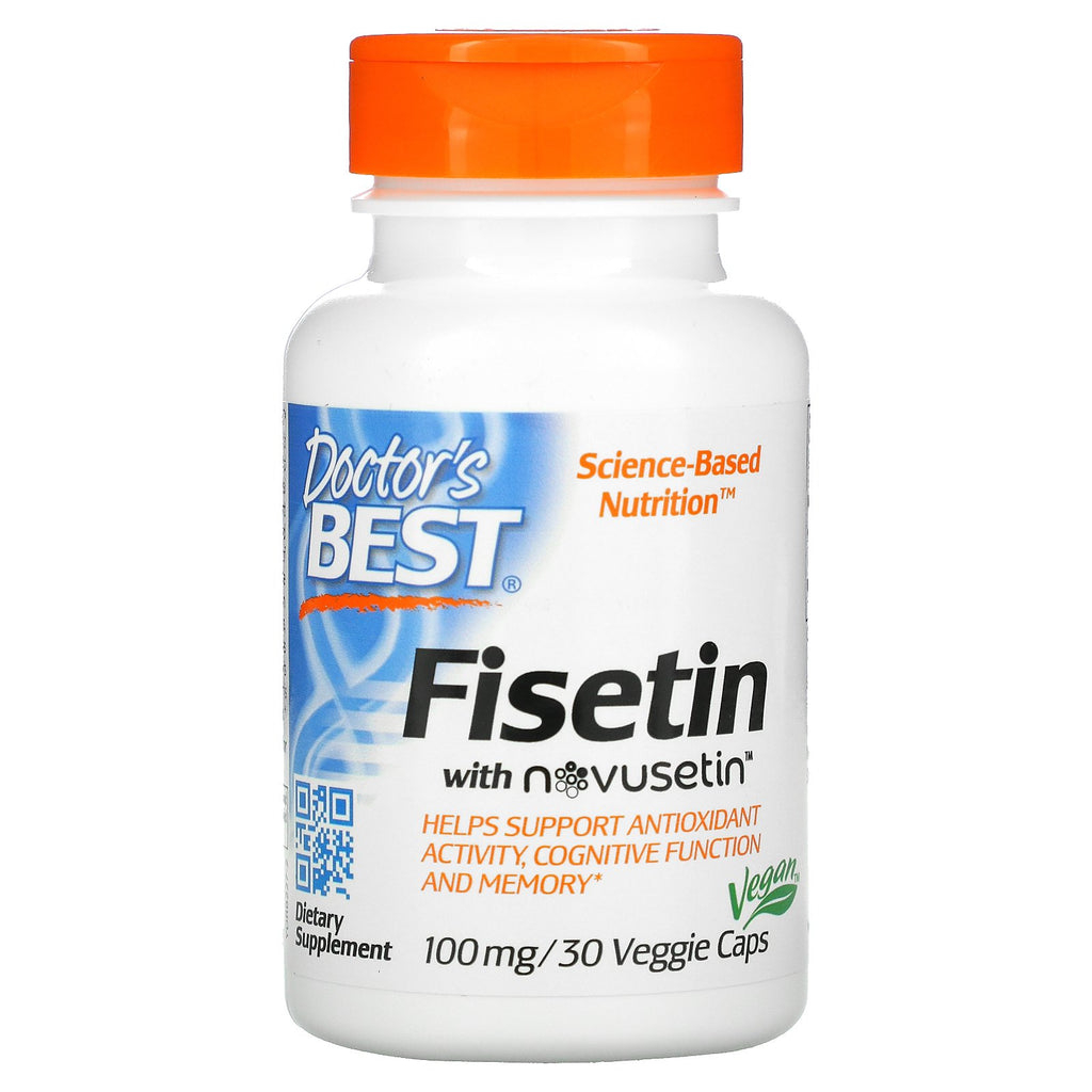 Doctor's Best, Fisetin with Novusetin, 100 mg, 30 Veggie Caps