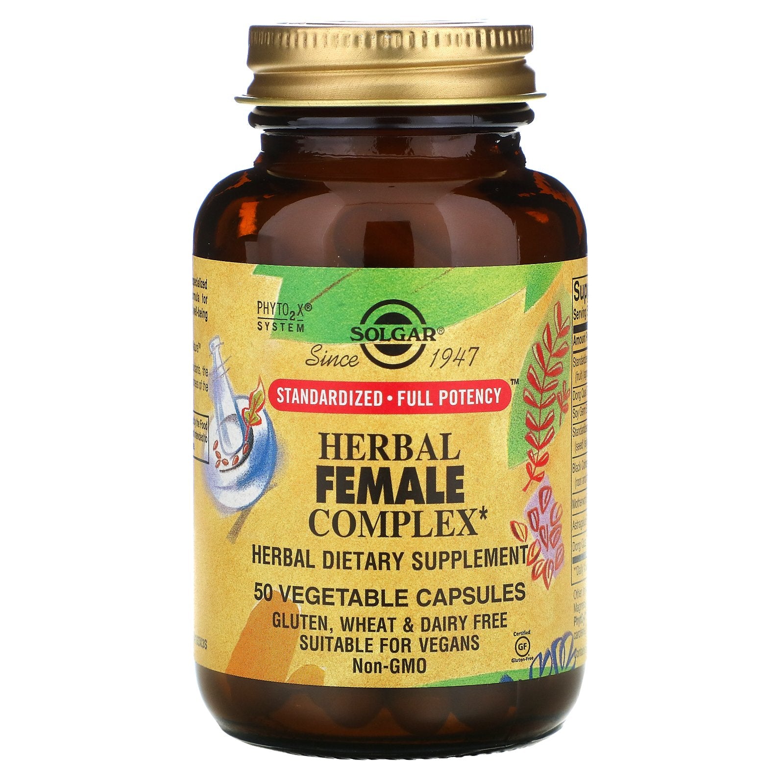 Solgar, Herbal Female Complex, 50 Vegetable Capsules