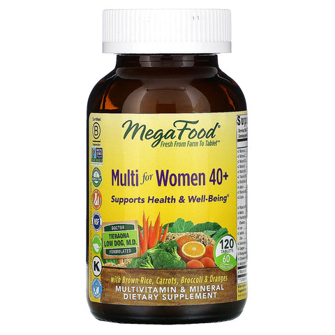 MegaFood, Multi for Women 40+, 120 Tablets