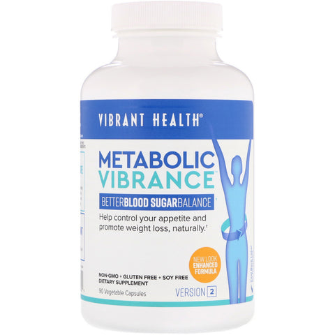 Vibrant Health, Metabolic Vibrance, Version 2, 90 Vegetable Capsules