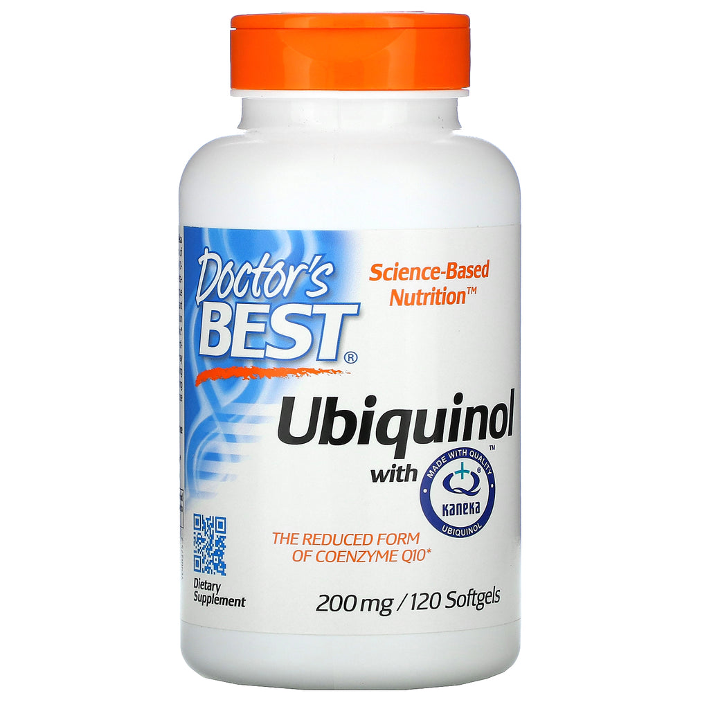 Doctor's Best, Ubiquinol with Kaneka, 200 mg, 120 Softgels