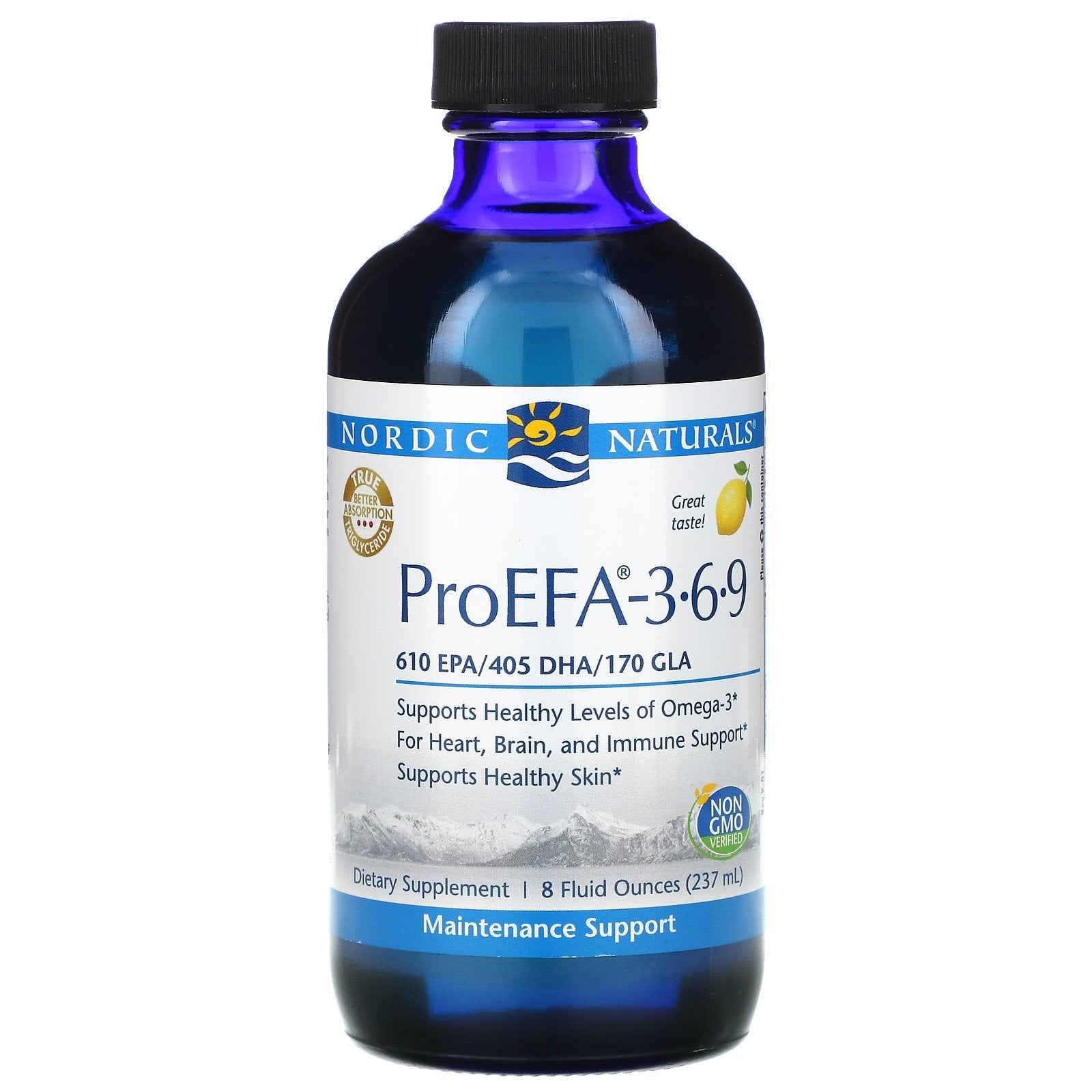 Nordic Naturals, ProEFA - 3-6-9, Lemon , 8 fl oz (237 ml)