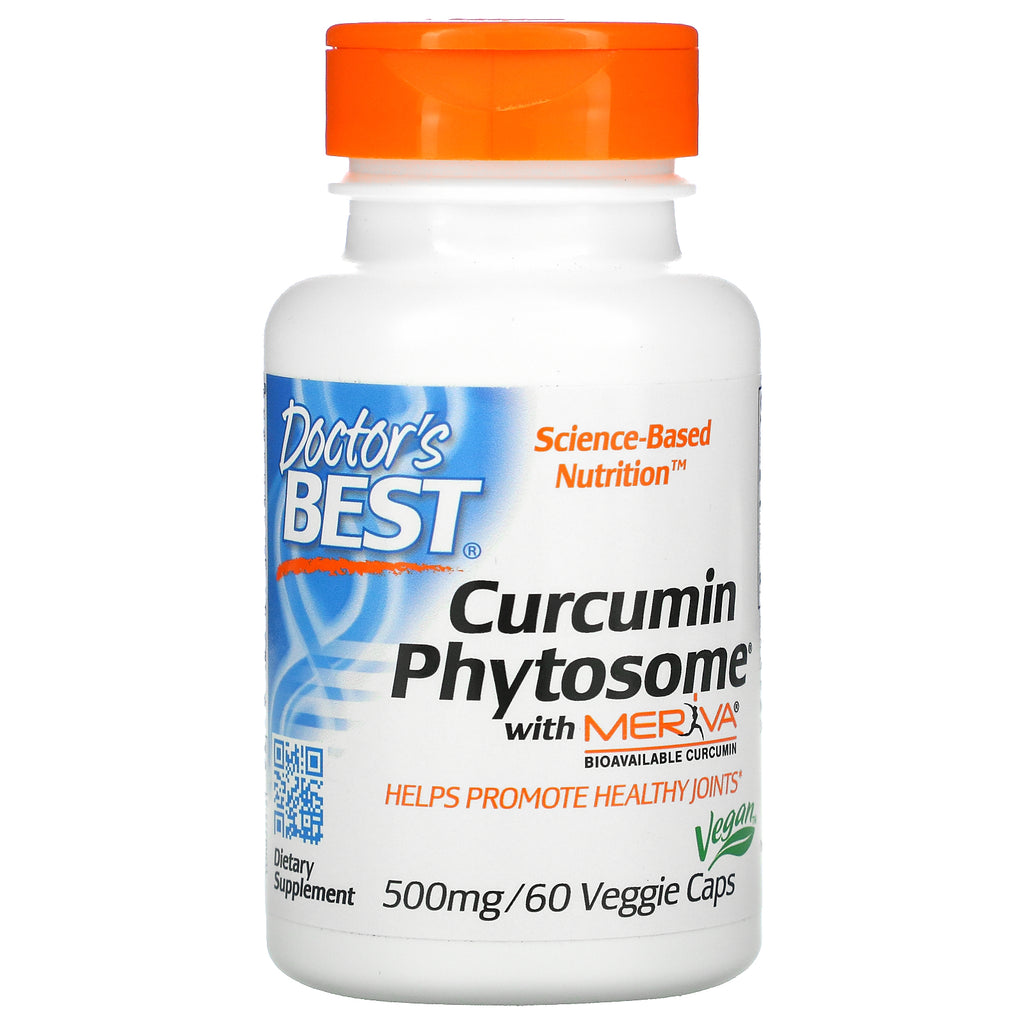 Doctor's Best, Curcumin Phytosome with Meriva, 500 mg, 60 Veggie Caps