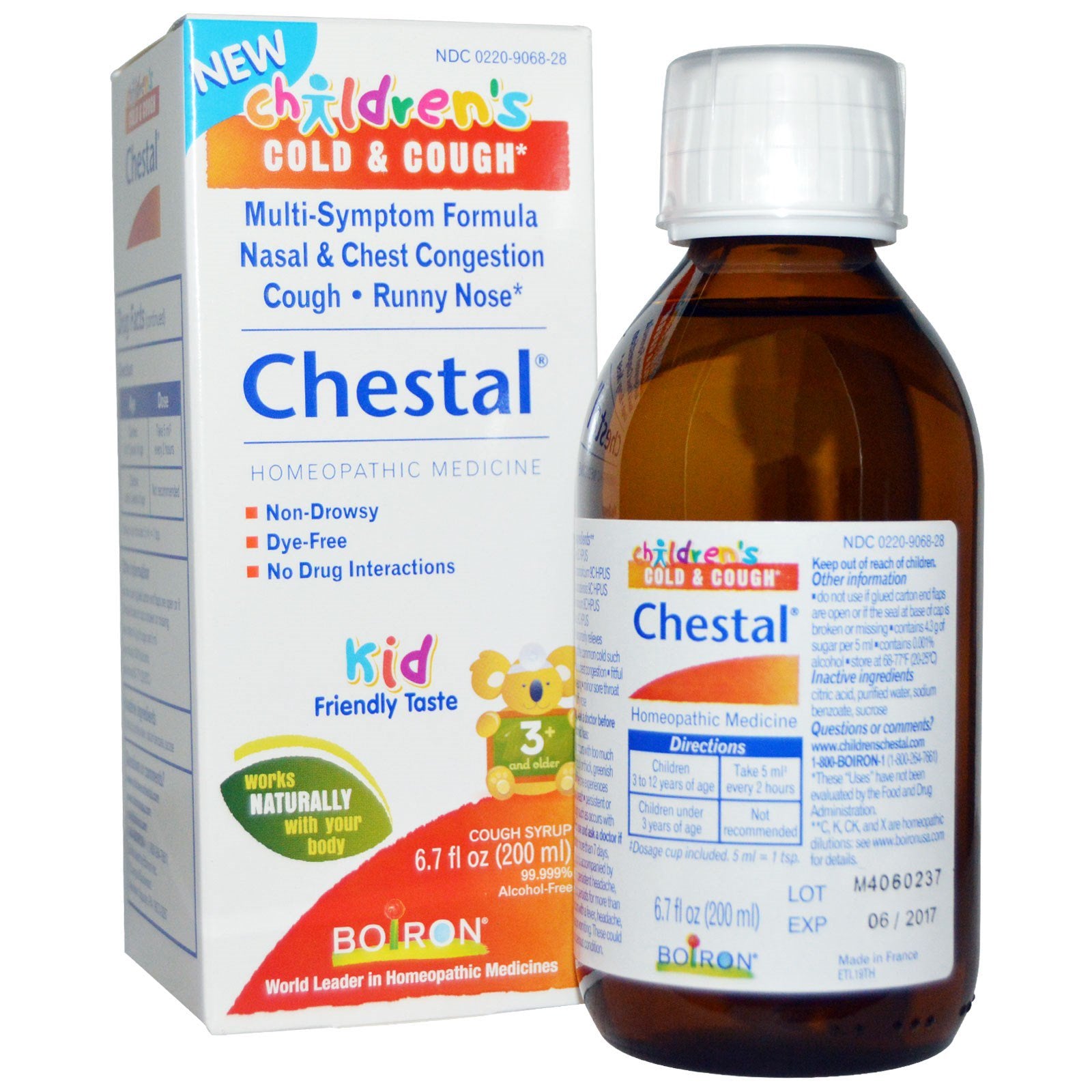 Boiron, Chestal, Children's Cold & Cough, 6.7 fl oz (200 ml)