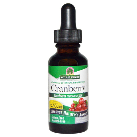 Nature's Answer, Cranberry, Alcohol-Free, 10,000 mg, 1 fl oz (30 ml)